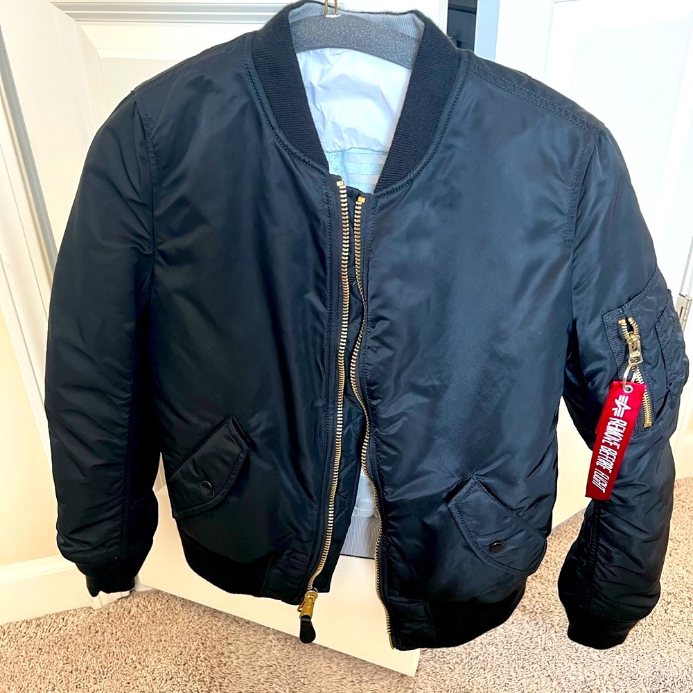Alpha Industries Bomber: MA-1 BLOOD CHIT BOMBER JACKET